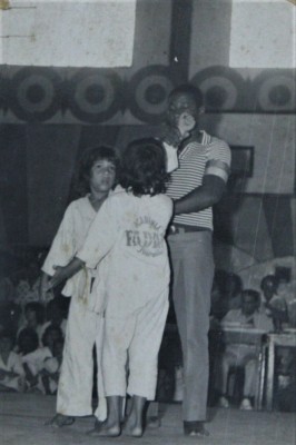 1974年にヴィラダペーニャのジナーシオ・AAフレンソで行われたカンペオナート・スブービオで優勝した──10歳の時のジュリオ・セザー