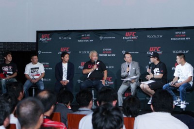 【UFN75】UFC Finght Night Japanカウントダウン・イベントに堀口、川尻、宇野&マイコラス妻登場