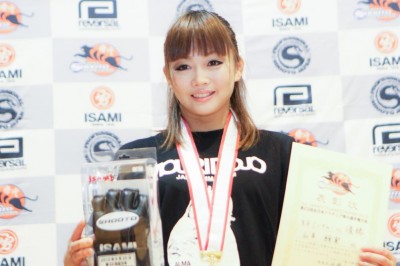 【All Japan Amateur Shooto】女子ミニマム級優勝、山本絵美「初めて『この試合に出たい』と言って」