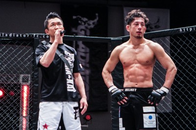 【Gladiator003】44歳・寒川慶一が、MMA2戦目。Gladiatorバンタム級王座を目指す