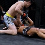 【TTFC08】パンチを被弾した前川が、打ってきたところで右&左フックでMG眞介がKO勝ち