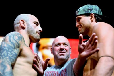 【UFC266】計量終了　ブライアン・オルテガ「ベルトなんてクソくらえ。お前の首を掻き切ってやる」