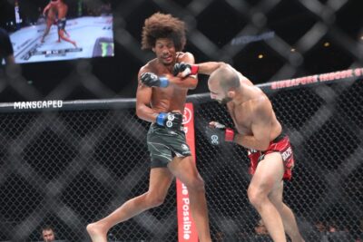 【UFC ESPN52】カサレスのパンチと蹴りに右を合わせ続けたチガゼがフルマークの判定勝利