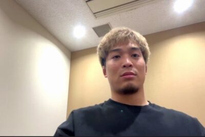 【RIZIN46】牛久絢太郎戦を控えた太田忍「僕はアスリートじゃない。ファイター、RIZINファイターなんで」