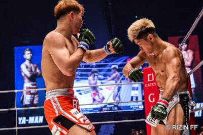 【SUPER RIZIN03】YA-MAN、組み技への対応力を見せたうえで鈴木博昭を左フックでKO