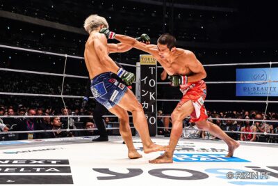 【SUPER RIZIN03】崖っぷちの所英男、ローに右ストレートを合わせてマウント&ヒジでヒロヤにTKO勝ち