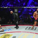 【Bellator CS2024#04】元サンフラシスコ49ers在籍&全米レスラーのホキット。ヘビー級の腕十字一本勝ち