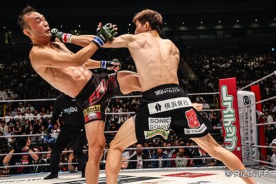 【RIZIN48】井上直樹が日本人無敗のスーチョルを撃破！TKO勝利で新バンタム級王座に就く