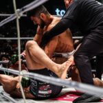 【RIZIN48】衝撃の決着！サトシが右ミドル→右ストレートを効かせ、グスタボを秒殺して王座防衛