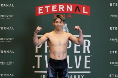 【Eternal MMA89】神谷大智、おたつロックからのモディファイド・ツイスターでキンタナに一本勝ち