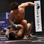 【HEAT55 x AFC34】チャン・ドンミンが引き込んだマツキをパウンドアウトし、対抗戦はAFCが先勝