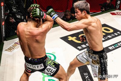 【RIZIN LANDMARK10】左ストレートで鈴木を近づけさせず判定勝ちの秋元「俺についてきてください」