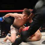 【Pancrase348】バンタム級での仕切り直し、松井斗輝が首相撲からのヒザ蹴り→鉄槌の連打で秒殺KO勝利