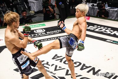 【RIZIN LANDMARK10】自分の距離をつくり続けたヒロヤ。柴田の追い上げを凌いでユナニマス判定勝ち