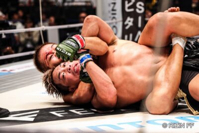 【RIZIN48】太田忍にRNCで快勝、元谷友貴「ストレート系のパンチを使ったのは、堀口選手のアドバイス」