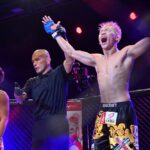 【Pancrase349】ダウン応酬の大激闘! 最終回に眞藤が右ヒジで浜本の顔面を切り裂き、スプリットで制す