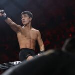 【Black Combat13】木下カラテ、キム・ミンウの逆ワンツーからの右ハイキックに沈む