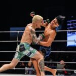 【RIZIN DECADE】左ストレート一閃。わずか54秒で福田が芦澤を沈めて「オブリガード!」