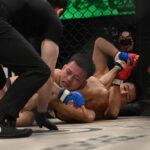 【Pancrase350】流れるようなグラウンド技術。ナカガワがバックからの腕十字で渡邉を仕留める