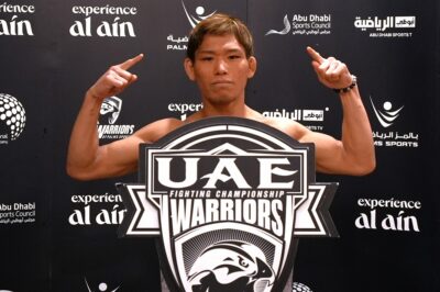 【UAEW58】吉野光、再び砂漠へ。組む前が重要、サーディ戦へ。メインは非UFC最高のライト級タイトル戦?!