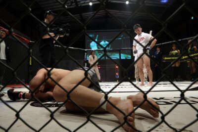 【Gladiator030】ルキヤは驚異の身体能力を見せるも、技術で組み伏せた神田が肩固めで仕留める