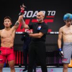 【Road to UFC S04 Ep01】吉田開威、距離をキープしきれず。シュアイの左を被弾してTKO負け