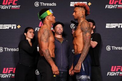 【UFN256】計量終了 ドゥリーニョ✕モラレス。タフ過ぎる新旧戦。パク・ヒョンソンもようやく再起戦 【UFN256】計量終了 ドゥリーニョ✕モラレス。タフ過ぎる新旧戦。パク・ヒョンソンもようやく再起戦