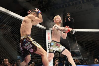 【DEEP125】最終回に福田の左アッパーがさく裂!牛久に判定勝利して王座防衛に成功 【DEEP125】最終回に福田の左アッパーがさく裂!牛久に判定勝利して王座防衛に成功