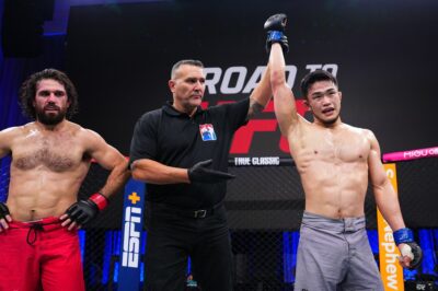 【Road to UFC S04 Ep03】元Eternal MMA王者ベッカー、パク・ジェヒョンのマウント&ヒジでTKO負け 【Road to UFC S04 Ep03】元Eternal MMA王者ベッカー、パク・ジェヒョンのマウント&ヒジでTKO負け