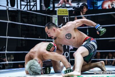 【RIZIN OTOKOMATSURI】上田貴央、組み・寝技で展開を作れず。ヴィニシウスの打撃を浴びて判定負け 【RIZIN OTOKOMATSURI】上田貴央、組み・寝技で展開を作れず。ヴィニシウスの打撃を浴びて判定負け