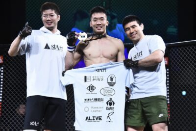 【Grachan74】徳弘拓馬、2R終了間際の肩固めで田中智也に一本勝ち。TSUNE・伊藤空也に対戦アピール 【Grachan74】徳弘拓馬、2R終了間際の肩固めで田中智也に一本勝ち。TSUNE・伊藤空也に対戦アピール