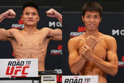 【Road to UFC S04 Ep03&Ep04】計量終了 1回戦=上海2daysの締めはS03、日本人未踏フェザー級決勝 【Road to UFC S04 Ep03&Ep04】計量終了 1回戦=上海2daysの締めはS03、日本人未踏フェザー級決勝