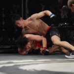 【Shooto2025#05】左ハイをキャッチ→TDされた宇藤。パク・ジョンジュンのパウンド連打でKO負け