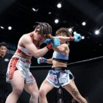 【Shooto2025#04】理想のMMAストライカーへ。erikaが村上のTD&寝技を防ぎ、殴り続けて判定勝ち