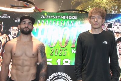 【Shooto2025#03&04】ニューピア昼夜大会、昼の部=岩﨑の体重超過でカンポス戦は中止 【Shooto2025#03&04】ニューピア昼夜大会、昼の部=岩﨑の体重超過でカンポス戦は中止