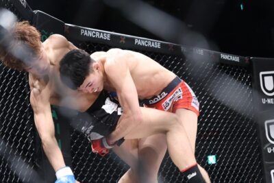 【Pancrase354】田嶋椋がTD→トップキープ→パウンドの無限ループで無敗の山木麻弥にTKO勝利