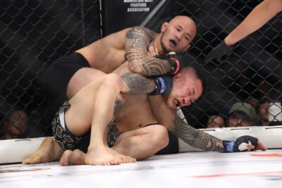 【MGL-1FC22】ガンゾリグが首相撲からのヒザ蹴りを効かせ、最後はRNCでサンヒョンに一本勝ち 【MGL-1FC22】ガンゾリグが首相撲からのヒザ蹴りを効かせ、最後はRNCでサンヒョンに一本勝ち