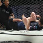 【Gladiator031】ポイントでリードを許した岸田海輝が2Rにヒールフックで石田拓穂に一本勝ち