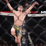 【MGL-1FC22】モンゴルで不死鳥ポーズ! ヅッキーニョスがエンフトルガに下から腕十字を極める