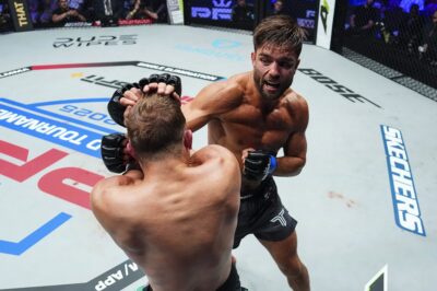 【PFL WT2025#06】シーソーゲームは最終回にプリマスをフラつかせたデイヴィスが勝利して決勝進出 【PFL WT2025#06】シーソーゲームは最終回にプリマスをフラつかせたデイヴィスが勝利して決勝進出