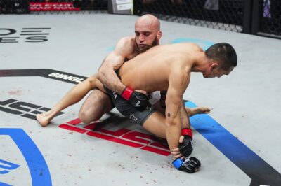【PFL WT2025#05】無敗ハイブラエフが右→TD→バックでキム・テキュンを完封し、フェザー級決勝へ 【PFL WT2025#05】無敗ハイブラエフが右→TD→バックでキム・テキュンを完封し、フェザー級決勝へ
