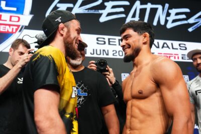 【PFL WT2025#06】準決勝第2ラウンド。バンタム級は補欠戦が見逃せない。ライトのワンマッチも!! 【PFL WT2025#06】準決勝第2ラウンド。バンタム級は補欠戦が見逃せない。ライトのワンマッチも!!