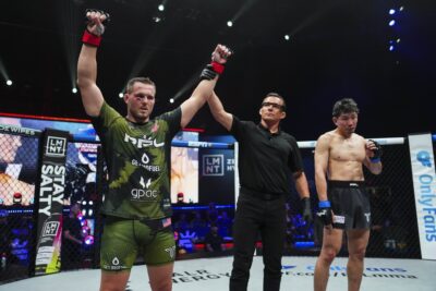 【PFL WT2025#05】菊入が2Rに打撃で追い込むも、ストーリーの組みに判定負け。W級準決勝敗退に終わる 【PFL WT2025#05】菊入が2Rに打撃で追い込むも、ストーリーの組みに判定負け。W級準決勝敗退に終わる