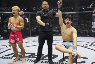 【Road FC73】総力戦で18歳のチョ・ジュンゴンはガス欠。ピョン・イェジュンがパウンドアウトで激闘制す 【Road FC73】総力戦で18歳のチョ・ジュンゴンはガス欠。ピョン・イェジュンがパウンドアウトで激闘制す