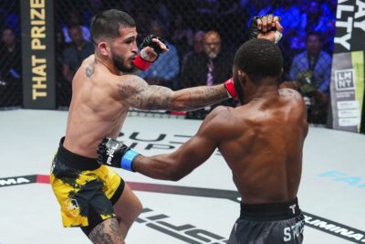 【PFL WT2025#07】Bellatorバンタム級トッププロスペクト&チームメイト対決は、セルジオがスタッツに辛勝 【PFL WT2025#07】Bellatorバンタム級トッププロスペクト&チームメイト対決は、セルジオがスタッツに辛勝