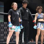 【Shooto2025#06】嶋屋が左でダウンを奪うも、eirkaが首相撲とRNCで猛反撃。判定はドローに終わる