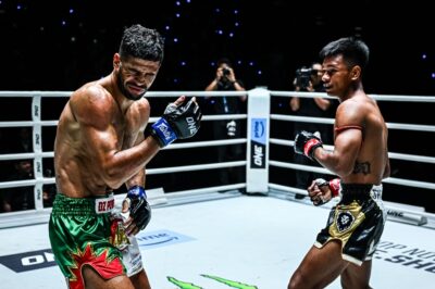 【ONE FN33】シャドウが右フックでダウンを奪うも、2R開始直後のアイポークでノーコンテストに終わる 【ONE FN33】シャドウが右フックでダウンを奪うも、2R開始直後のアイポークでノーコンテストに終わる