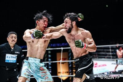【SUPER RIZIN04】可能性∞。殴られても前に出続けた征矢を拳の攻撃でも上回ったガジャマトフがKO勝ち