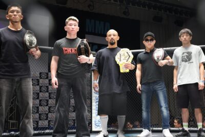 【Shooto2025#07】昼の部 ストロー級王者・田上が初防衛戦。挑戦者・山上は13年ぶりの王座戦 【Shooto2025#07】昼の部 ストロー級王者・田上が初防衛戦。挑戦者・山上は13年ぶりの王座戦