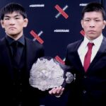 【Pancrase355】フライ級KOPC調印式、濱田「仙三×若松を超える」×大塚「めちゃくちゃ燃えている」